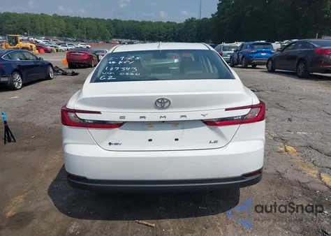 2025 Toyota Camry Le from USA, damaged, VIN 4T1DAACK1SU530860